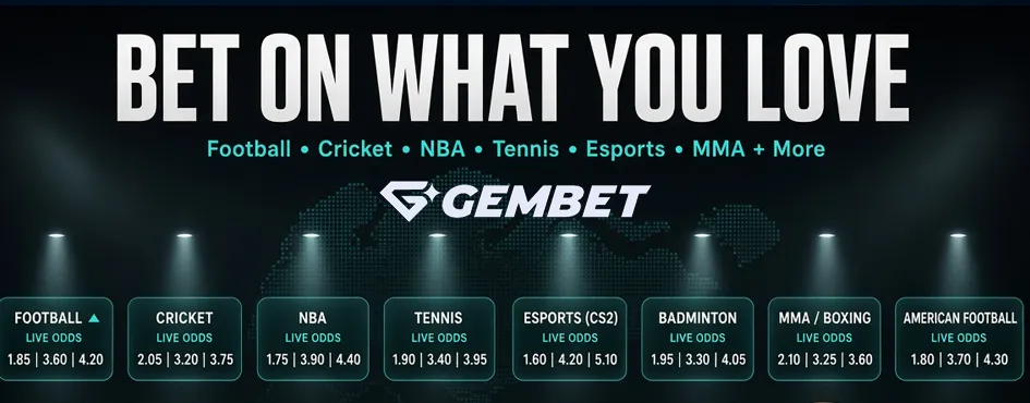 Gembet Betting Markets and Odds